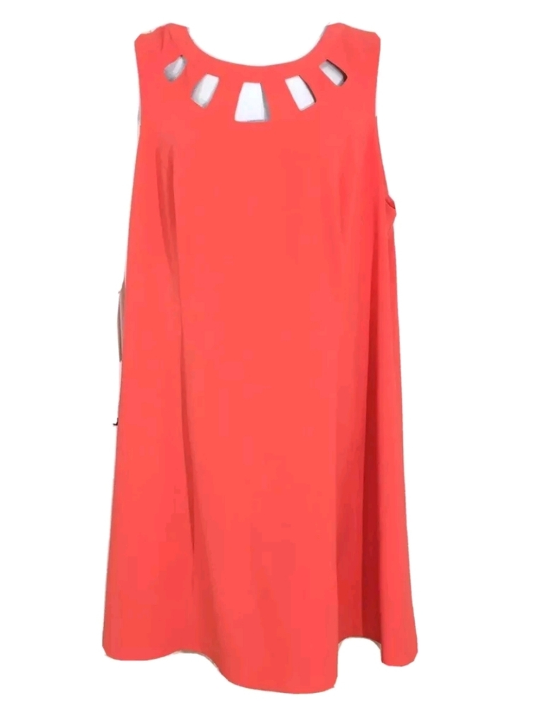Roz & Ali Trapeze Dress Poly Spandex Plus Size 24 - Picture 5 of 5